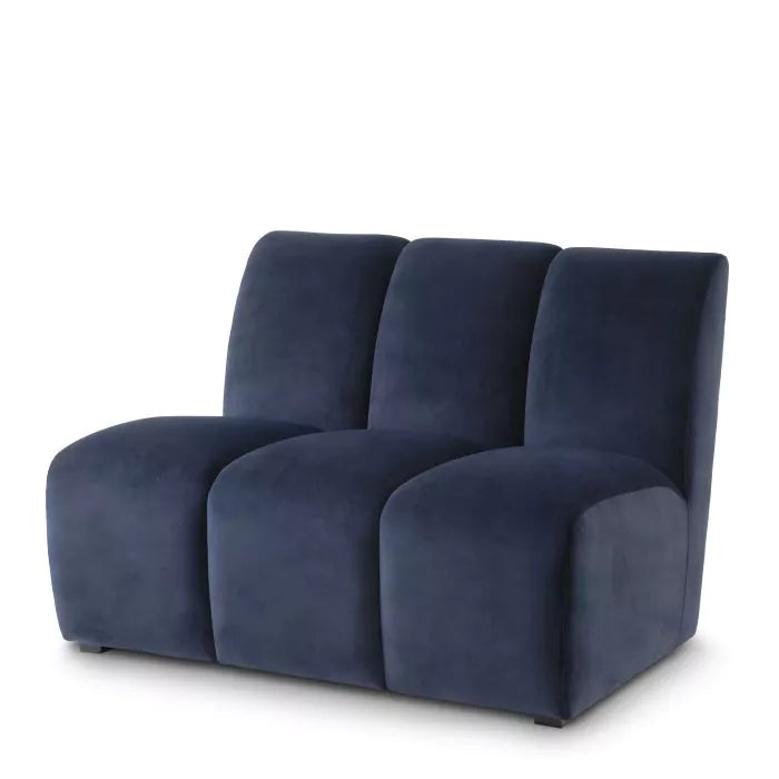 Modul Canapea Lando Straight Savona Midnight Blue 115086, Eichholtz
